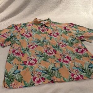Tommy Bahama Multicolor Floral Button Down Shirt
